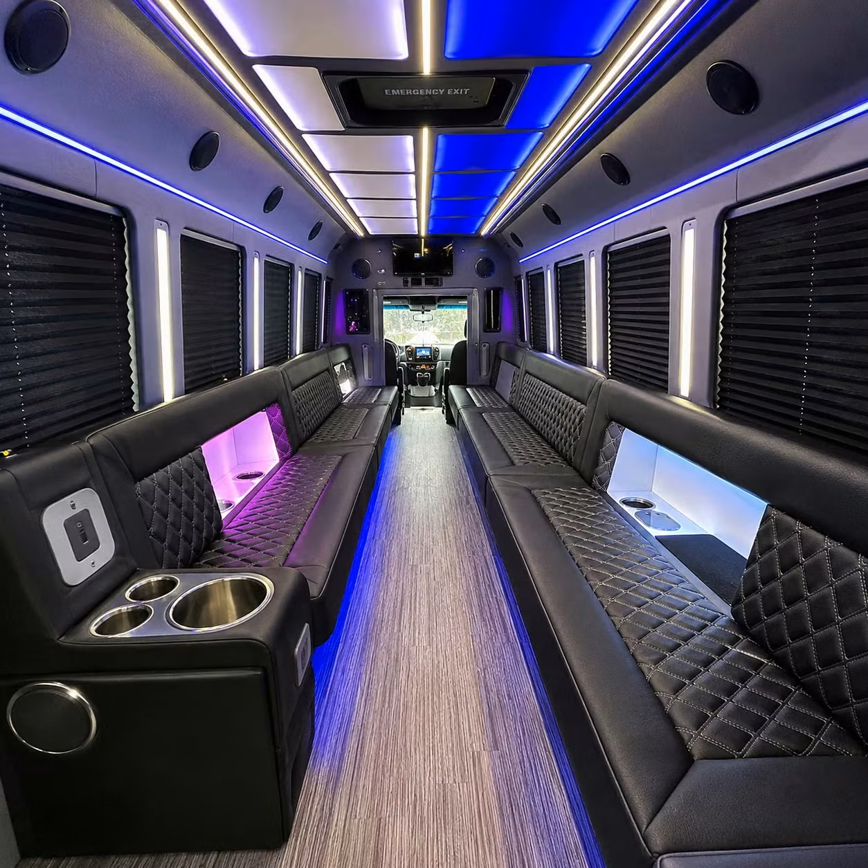 party bus interior
