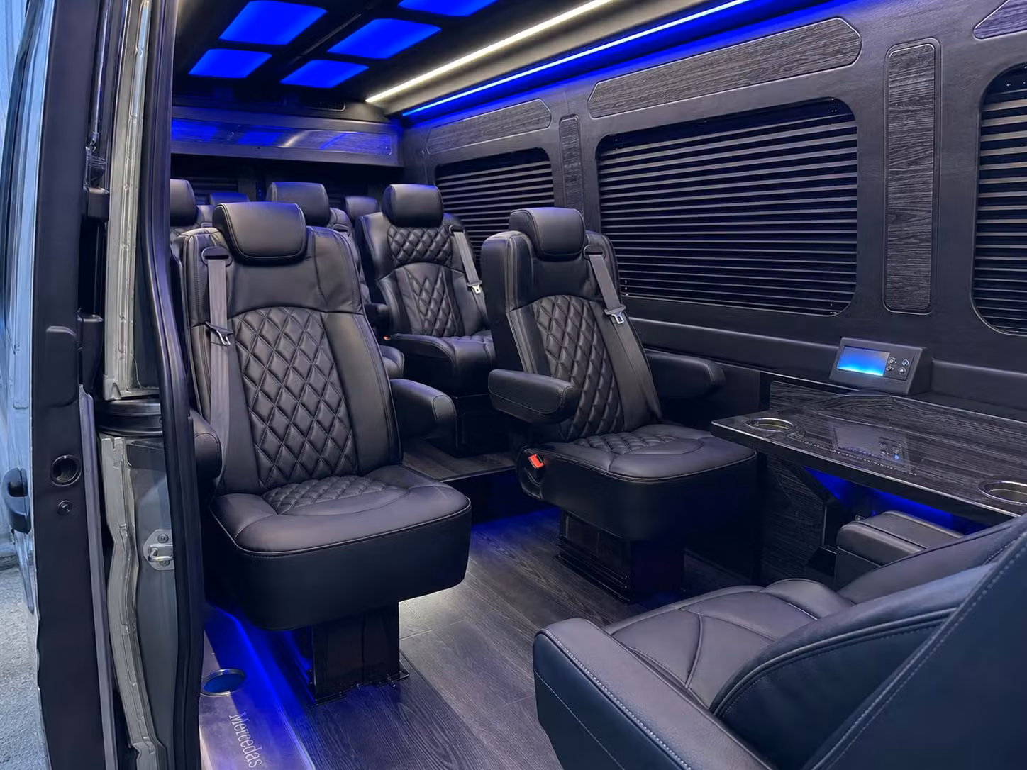 sprinter van transportation for groups and events across fairfield